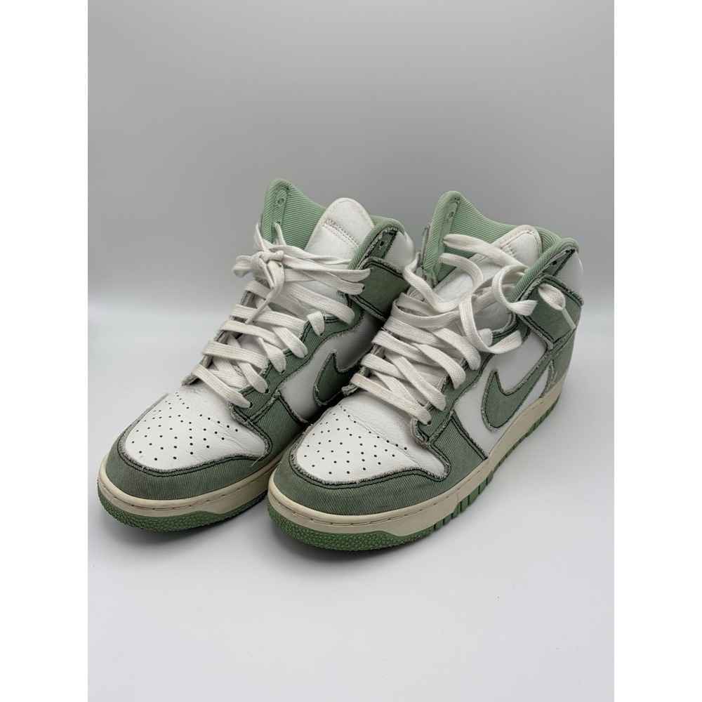 Nike Dunk High 1985 'Enamel Green Denim' sneakers 9.5 DV1143-300